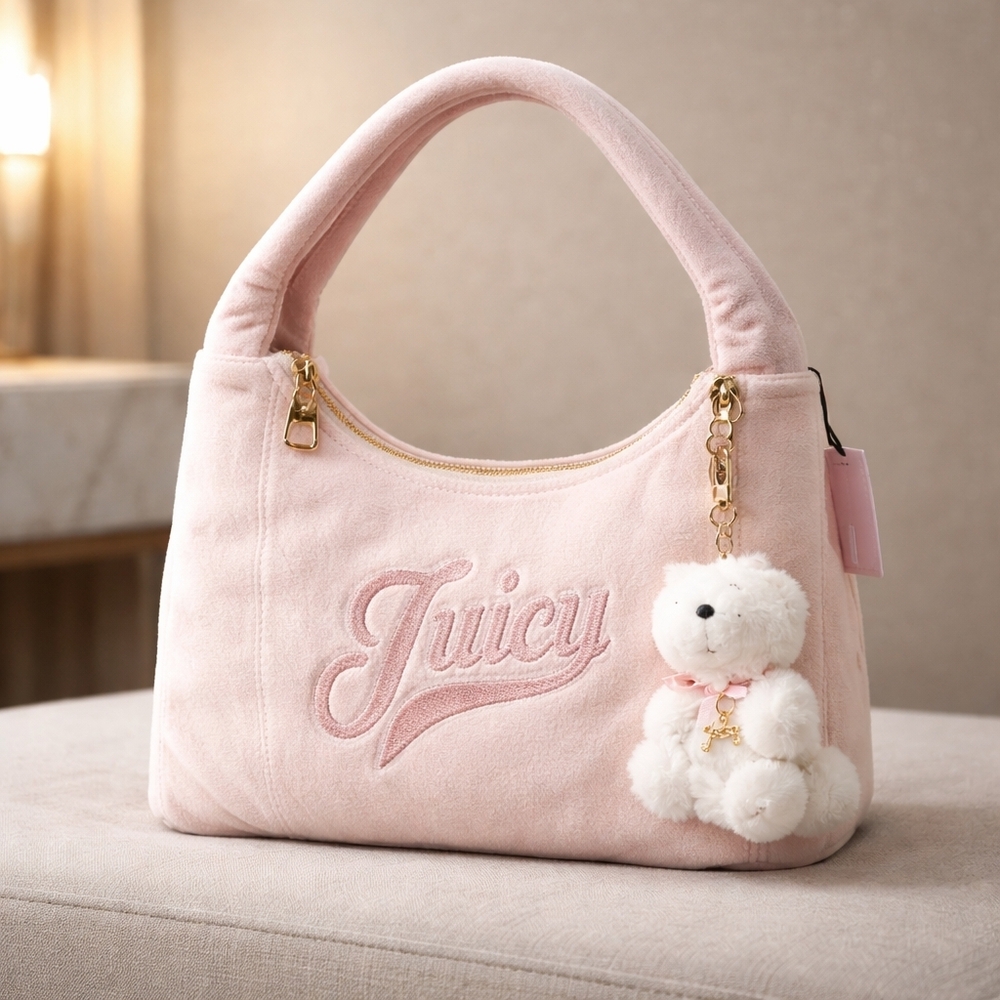 Nwt Juicy Couture Blush Hobo Bag New
